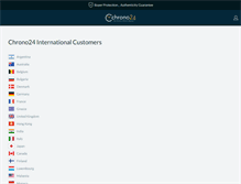 Tablet Screenshot of chrono24.net